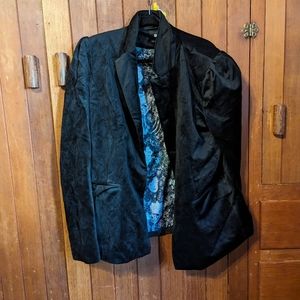 Blackmilk clothing soft velvet blazer